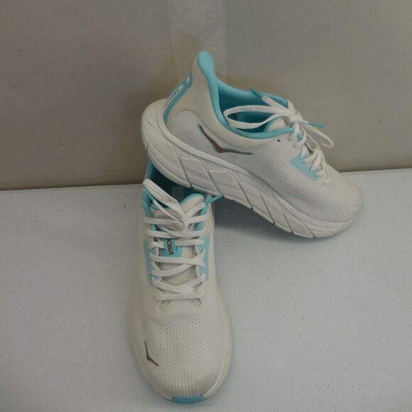 HOKA Arahi 7 Women’s Running Shoes 10.5 D - Frost/Rose Gold 1147890 FTRS - Picture 2 of 13